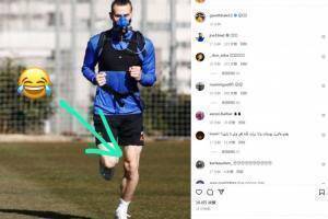 ESPN晒贝尔肌肉对比照，球员秀大腿肌肉回应