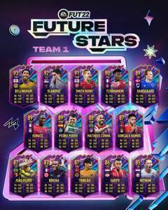 FIFA22列未来之星阵：弗拉霍维奇、贝林厄姆、史密斯罗领衔