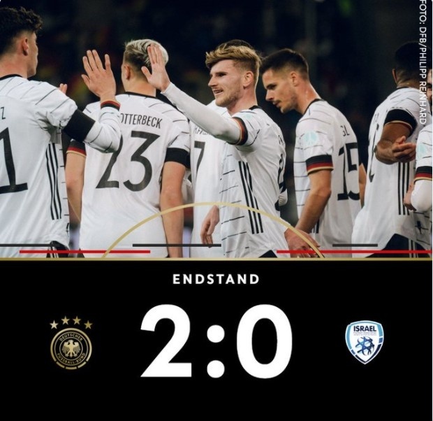 友谊赛-哈弗茨维尔纳破门穆勒失点 德国2-0以色列