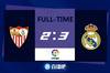 早报:本泽“哥斯拉”绝杀!皇马让二追三逆转塞维