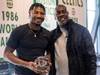 96年后首位后卫DPOY！绿军晒斯玛特手套合影：后卫🤝🏾